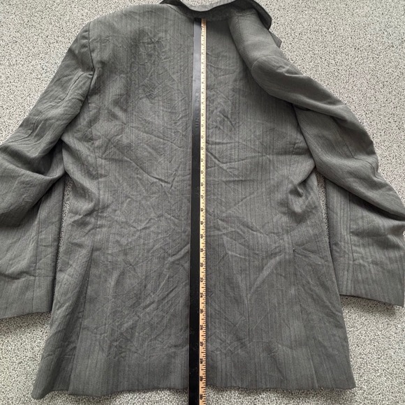 Suitsupply Blazer 44R Livorno Gray Herringbone Jacket Vitale Barberis Canonico - Picture 14 of 16